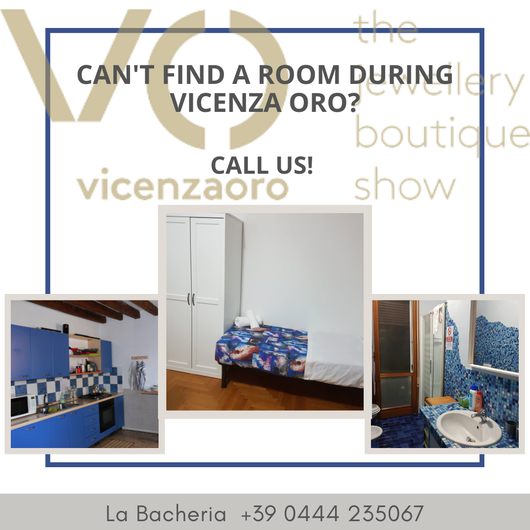 VicenzaOro 2022 | Rent a room Now!
